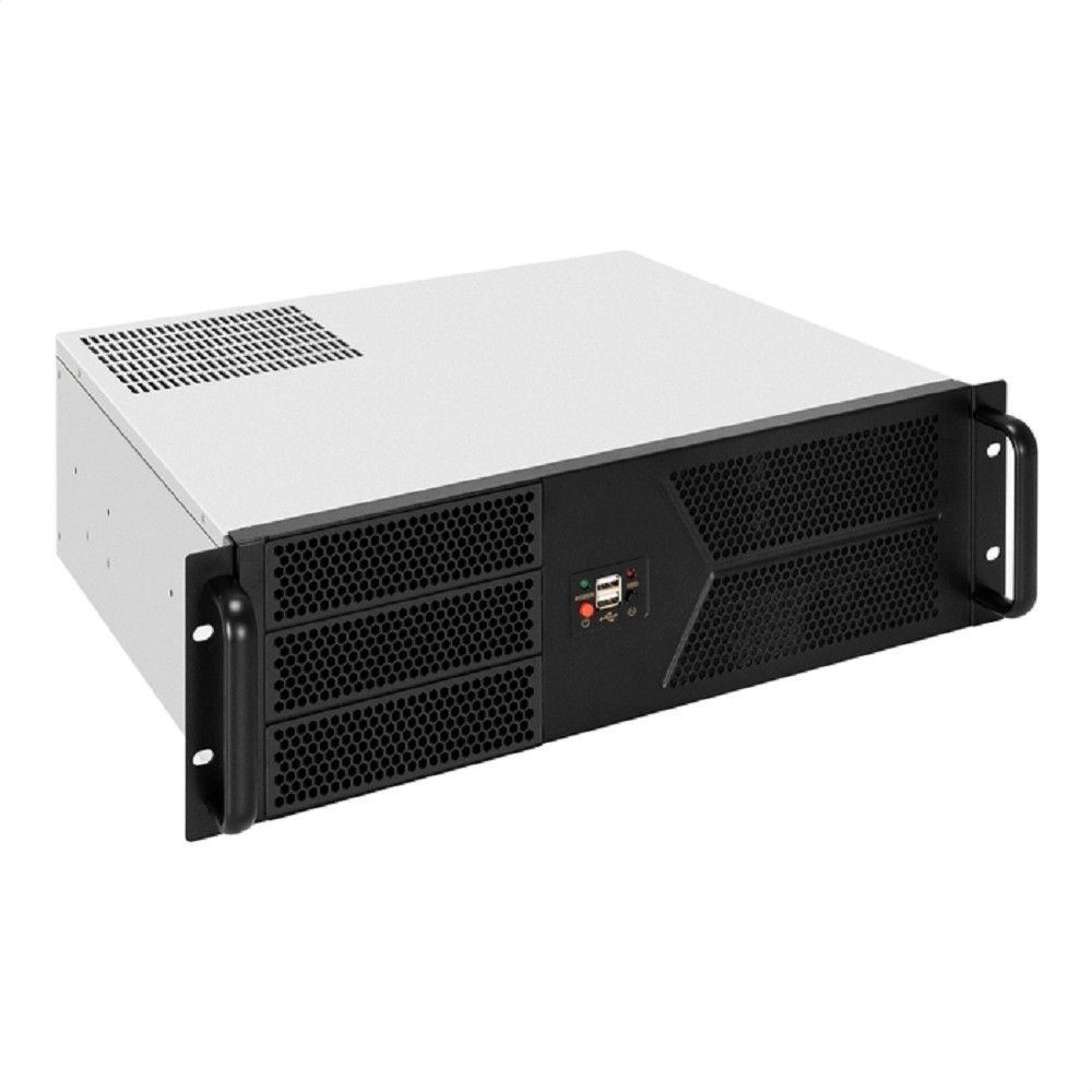 Exegate EX298431RUS Серверный корпус ExeGate Pro 3U400-07 <RM 19", высота 3U, глубина 400, БП 1200RADS, 2*USB>