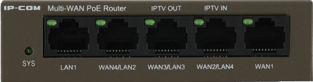 Межсетевой экран IP-Com M20-PoE 10/100/1000BASE-TX серый