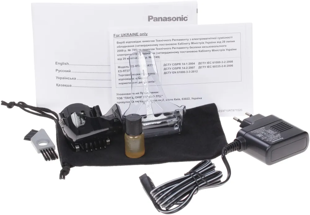 Бритва сетчатая Panasonic ES-RT77-S520 реж.эл.:3 питан.:аккум. серебристый/черный
