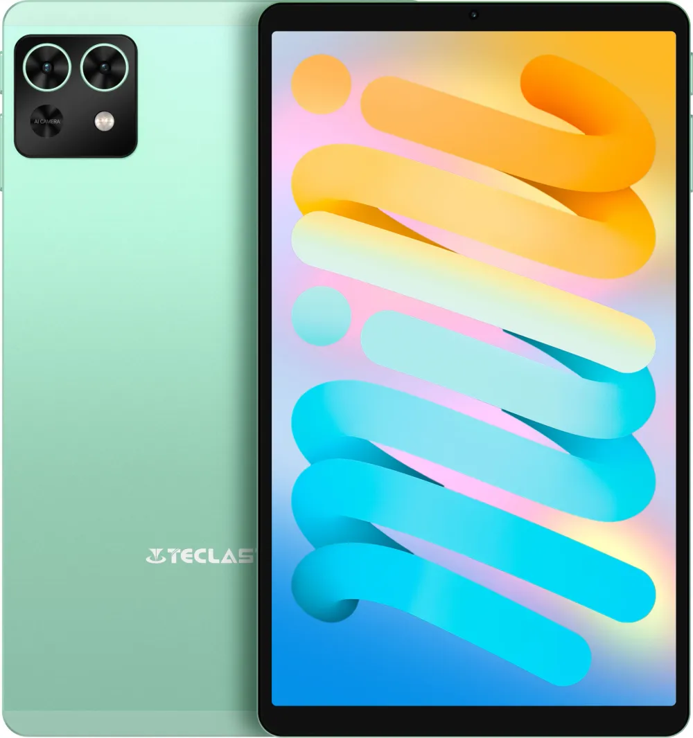 Планшет Teclast M50 Mini T606 (1.6) 8C RAM4Gb ROM128Gb 8.68" IPS 1340x800 Android 15 зеленый 13Mpix 5Mpix BT WiFi microSD 1Tb 5100mAh 14hr
