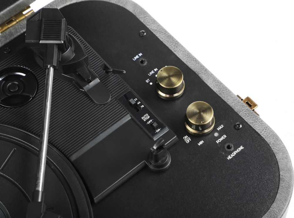 Проигрыватель винила Ritmix LP-190B полностью автоматический серый