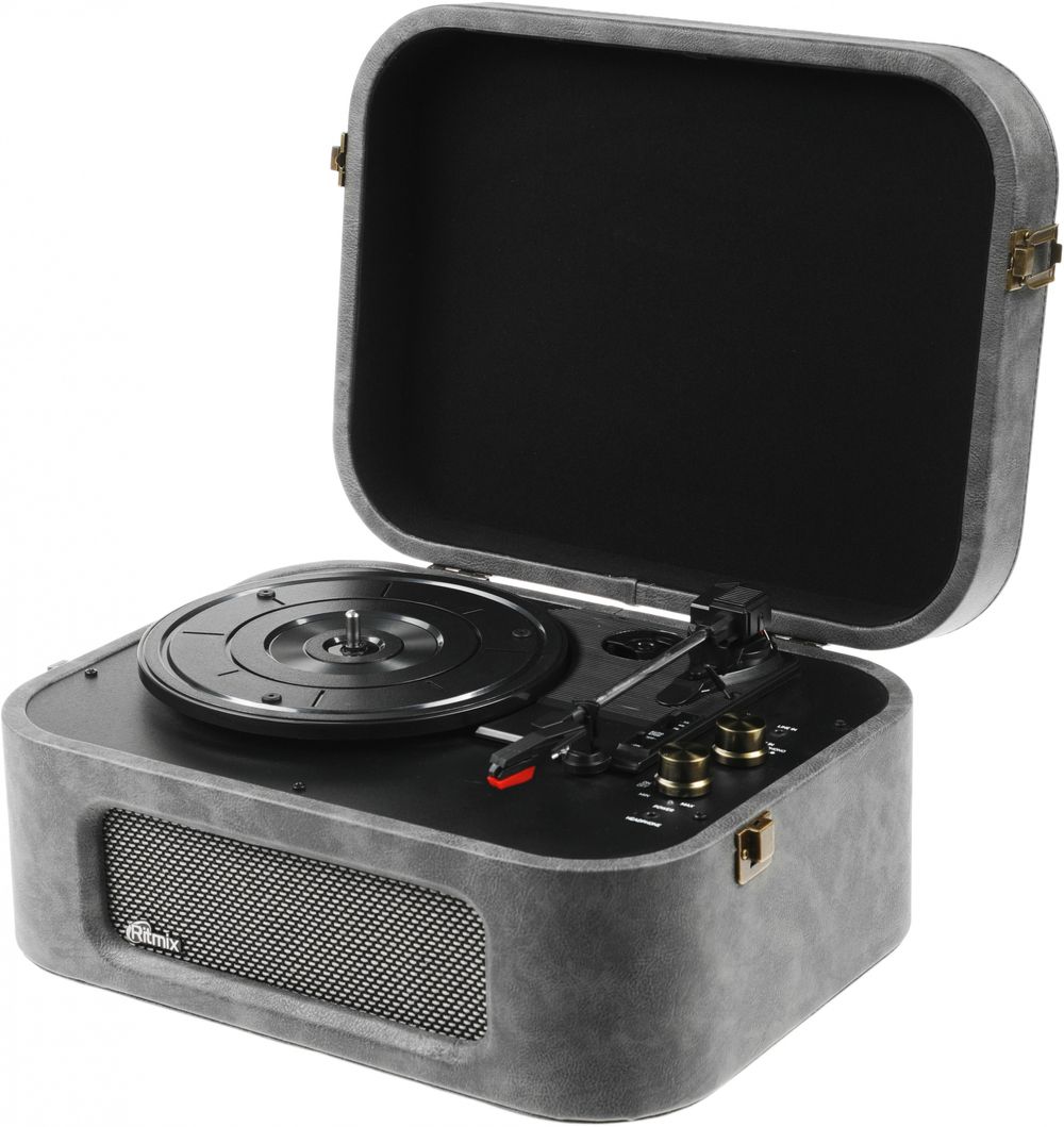 Проигрыватель винила Ritmix LP-190B полностью автоматический серый