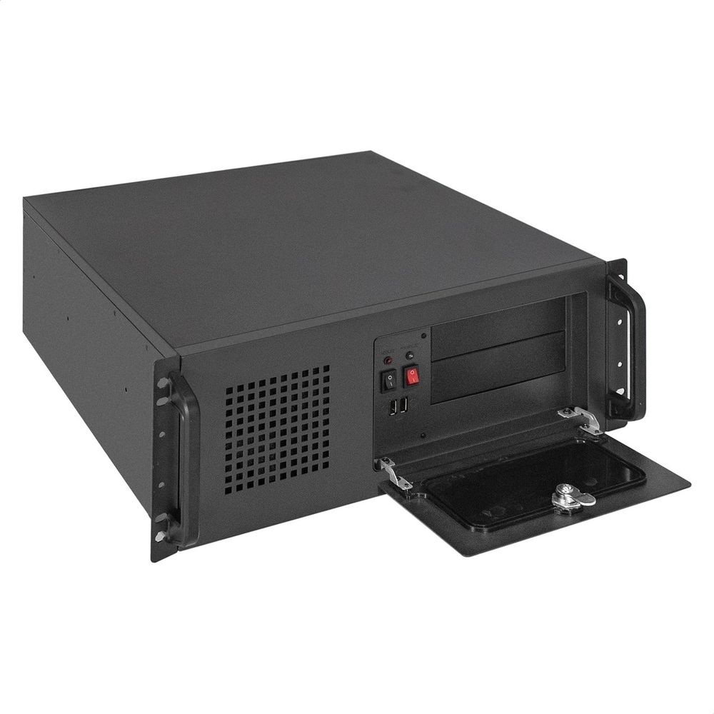 Exegate EX295902RUS Серверный корпус ExeGate Pro 4U450-17 <RM 19", высота 4U, глубина 450, БП 800ADS, 2*USB>