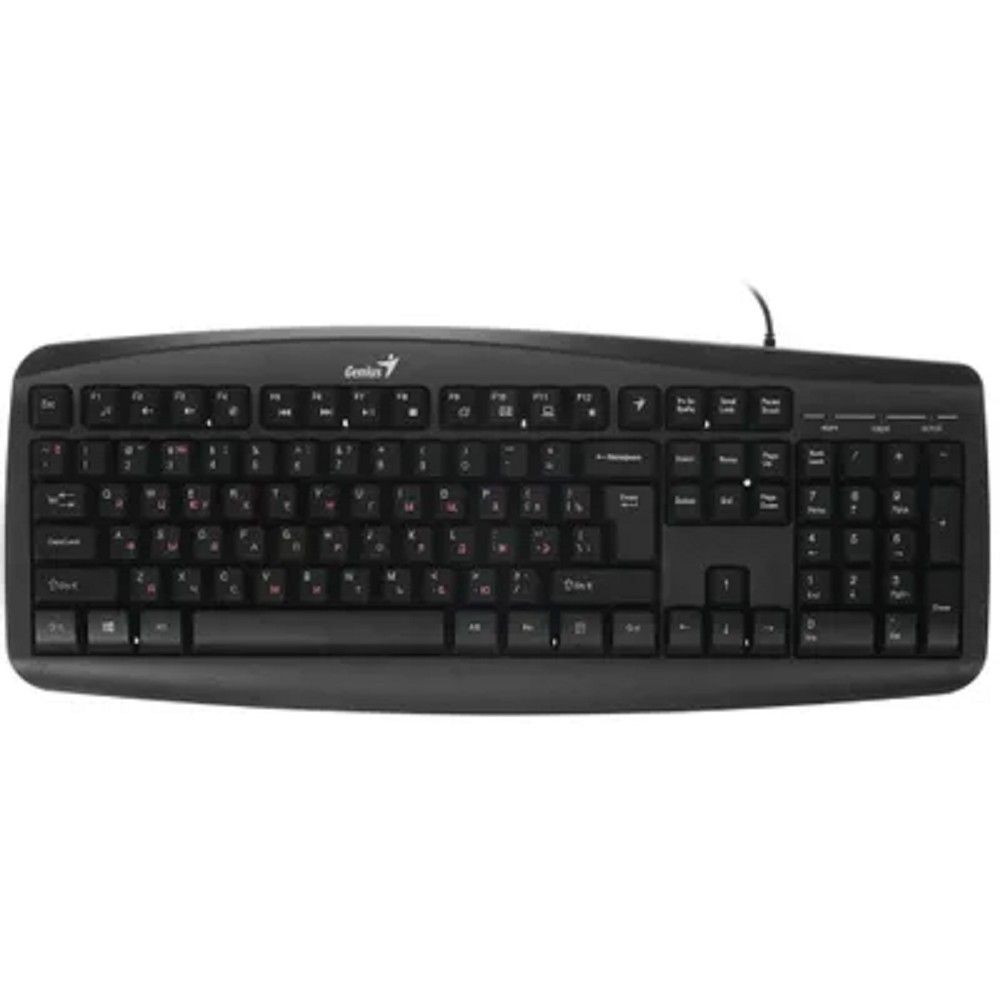 Клавиатура + мышь Genius Smart KM-200 {комплект, черный, USB} [31330003402/31330003416]