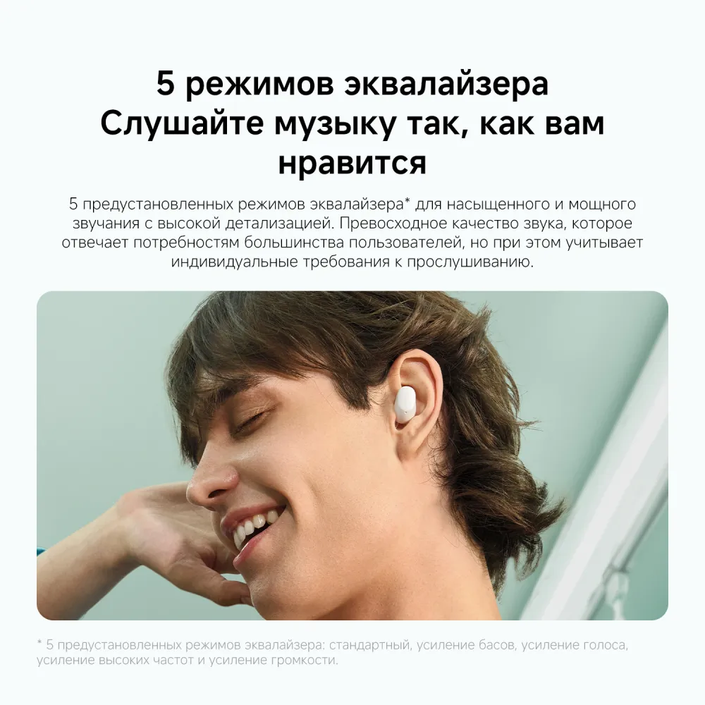 Гарнитура внутриканальные Xiaomi Redmi Buds 6 Play розовый беспроводные bluetooth в ушной раковине (BHR8775GL)