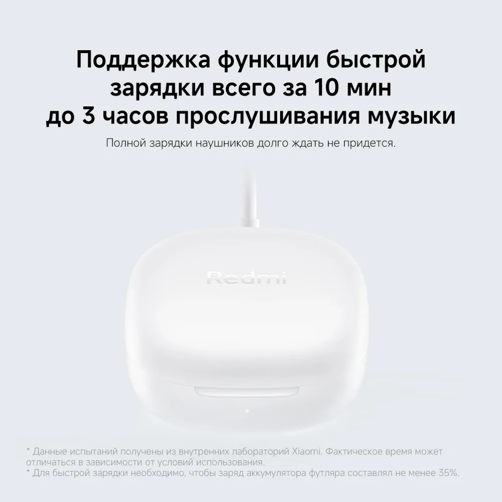 Гарнитура внутриканальные Xiaomi Redmi Buds 6 Play розовый беспроводные bluetooth в ушной раковине (BHR8775GL)