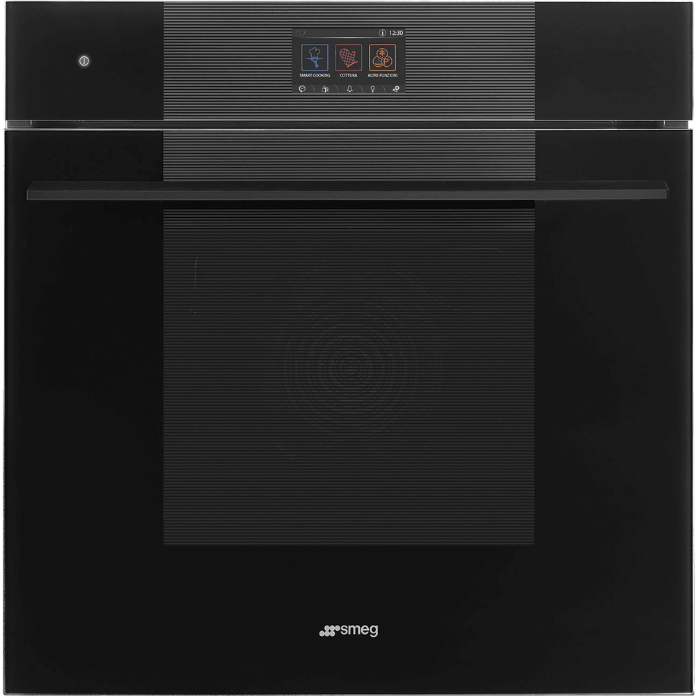 Встраиваемый духовой шкаф SMEG/ Встраиваемый духовой шкаф SMEG, 60 см, Linea, пар, пиролитическая очистка, 25-280 градусов, дисплей VivoScreen, галогенная подсветка, Soft Open/Close, 19 режимов, 150 автоматических программ, 10 персональных рецептов, сенсо