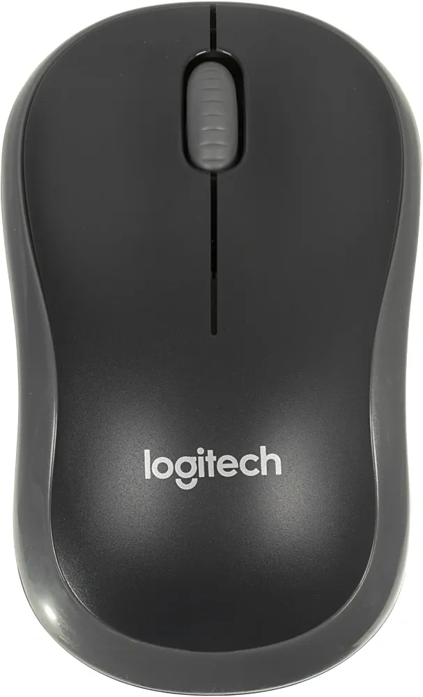 Мышь беспроводная Logitech M185 Grey серая, оптическая, 1000dpi, 2.4GHz,USB-ресивер Logitech Unifying® {10} (272815) 910-002252