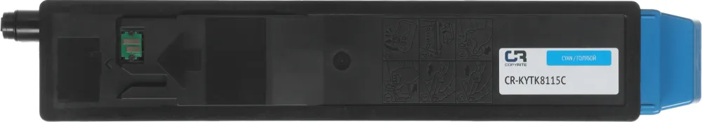 Картридж лазерный CopyRite CR-KYTK8115C TK-8115C голубой (6000стр.) для Kyocera M8124cidn/M8130cidn