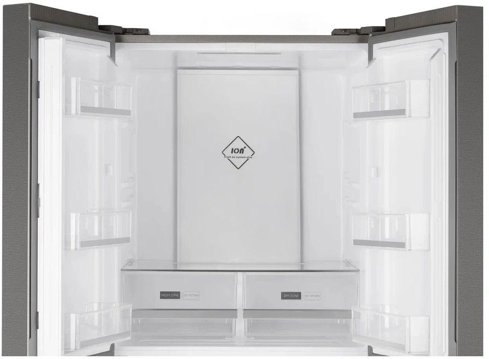 Холодильник Weissgauff WCD 450 X NoFrost Inverter 2-хкамерн. нержавеющая сталь инвертер