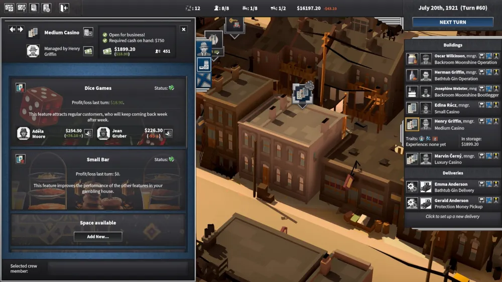 Дополнение к игре для ПК Kasedo City of Gangsters: Atlantic City (16+)