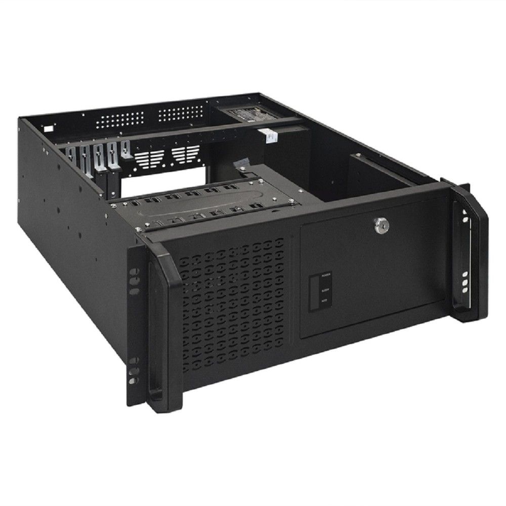 Exegate EX300061RUS Серверный корпус ExeGate Pro 4U450-16/4U4019S <RM 19", высота 4U, глубина 450, БП 1000PAS, USB>