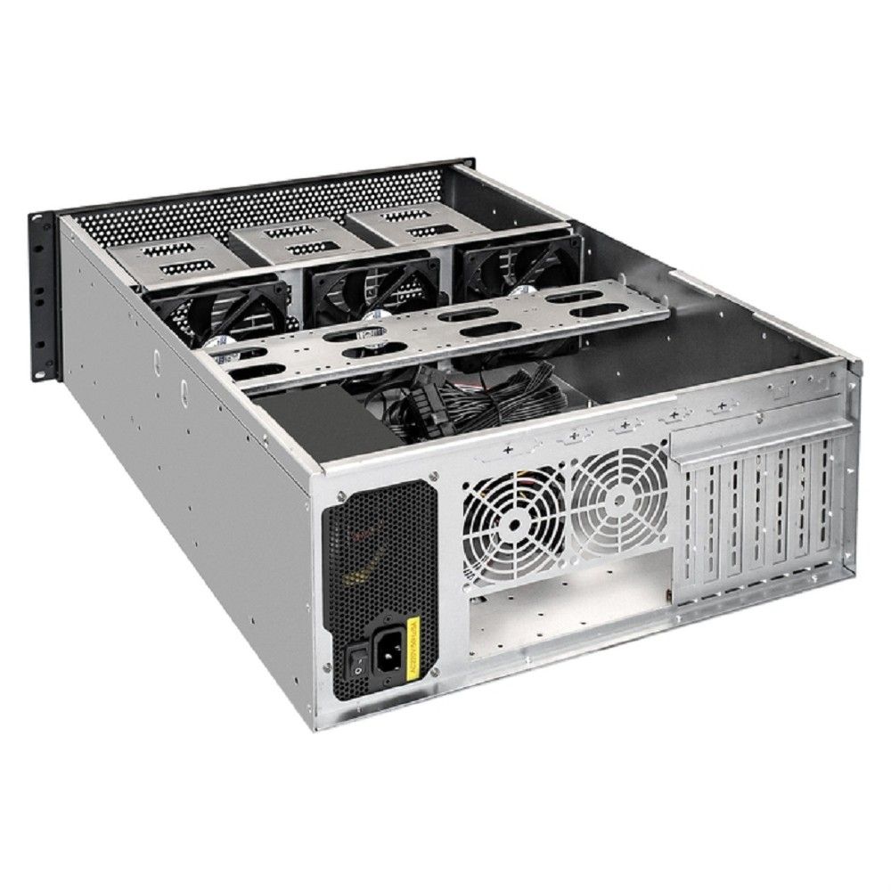 Exegate EX300112RUS Серверный корпус ExeGate Pro 4U650-18 <RM 19", высота 4U, глубина 650, БП 500PAS, USB>