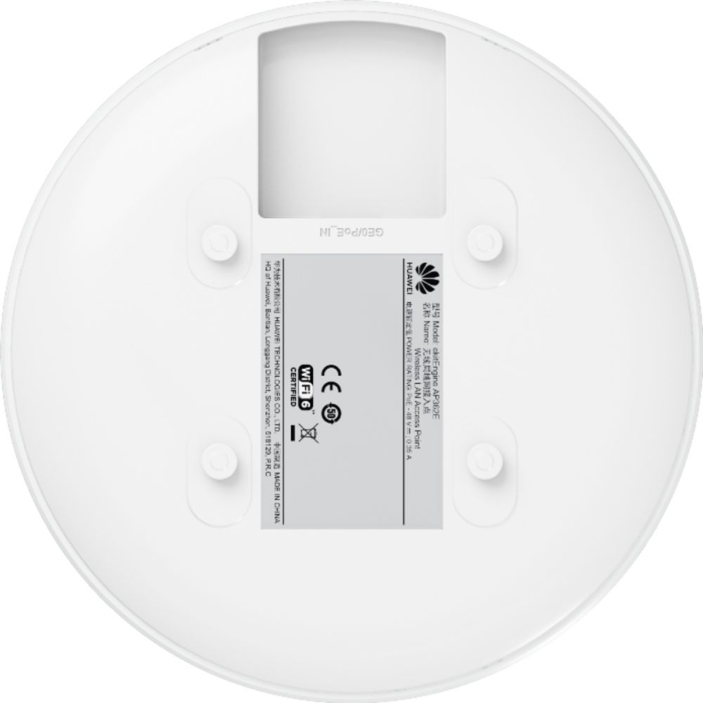 точка доступа HUAWEI eKit Wireless LAN Equipment, AP362E (11ax indoor,2+2 dual bands,smart antenna) ,RJ45*1,11ax, dual bands
