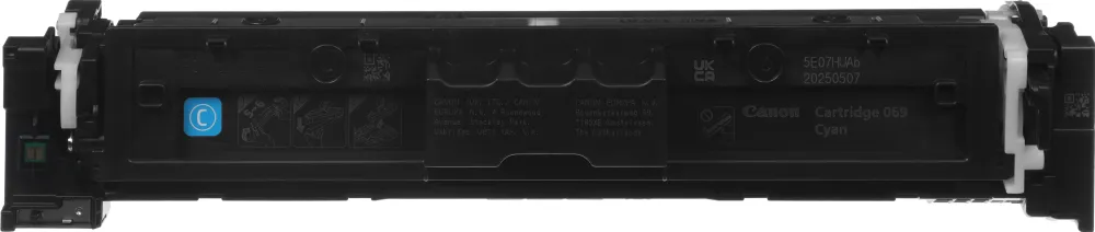 Картридж лазерный Canon 069C 5093C002 голубой бар.в компл. (1900стр.) для Canon MF752Cdw/754Cdw, LBP673Cdw