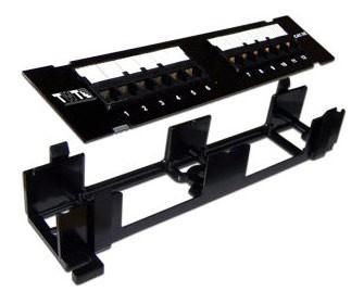 Патч-панель Lanmaster TWT-PP12UTP-H 10" 1U 12xRJ45 кат.5e UTP