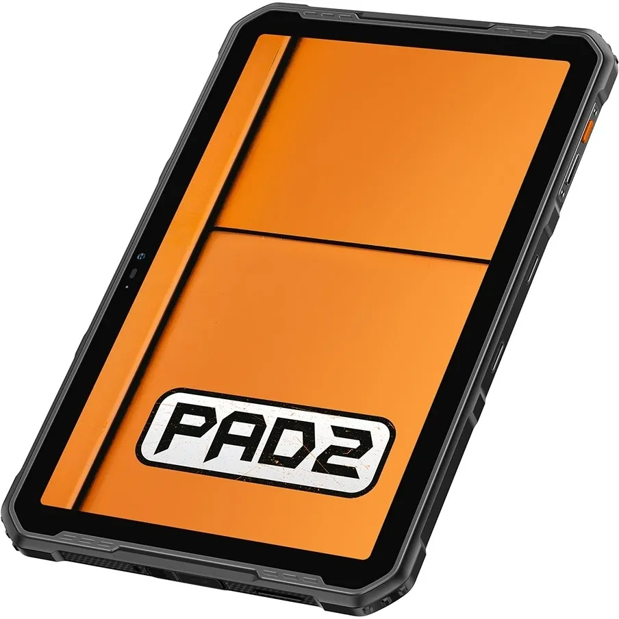 Планшет Ulefone Armor Pad 2 G99 (2.2) 8C RAM8Gb ROM256Gb 11" IPS 2000x1200 4G Android 13 черный/оранжевый 48Mpix 16Mpix BT WiFi microSD 2Tb 18600mAh 84hr 840hrs