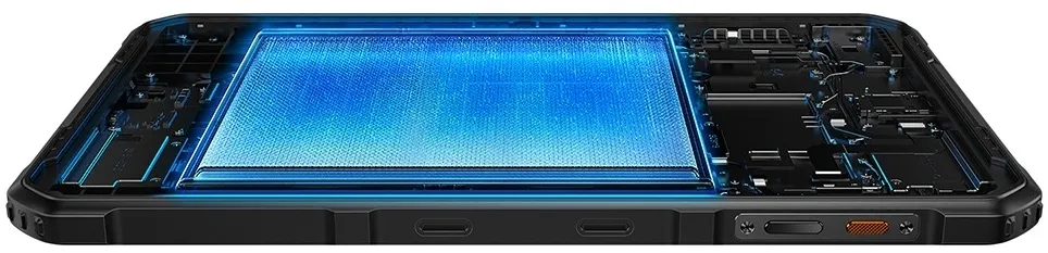 Планшет Ulefone Armor Pad 2 G99 (2.2) 8C RAM8Gb ROM256Gb 11" IPS 2000x1200 4G Android 13 черный/оранжевый 48Mpix 16Mpix BT WiFi microSD 2Tb 18600mAh 84hr 840hrs