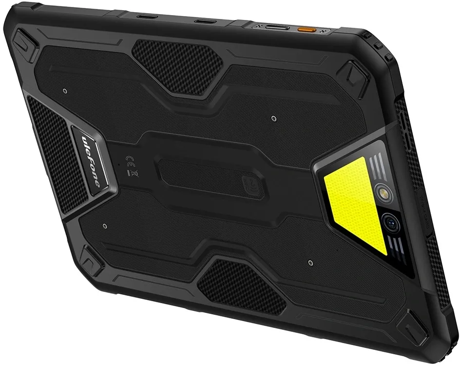 Планшет Ulefone Armor Pad 2 G99 (2.2) 8C RAM8Gb ROM256Gb 11" IPS 2000x1200 4G Android 13 черный/оранжевый 48Mpix 16Mpix BT WiFi microSD 2Tb 18600mAh 84hr 840hrs