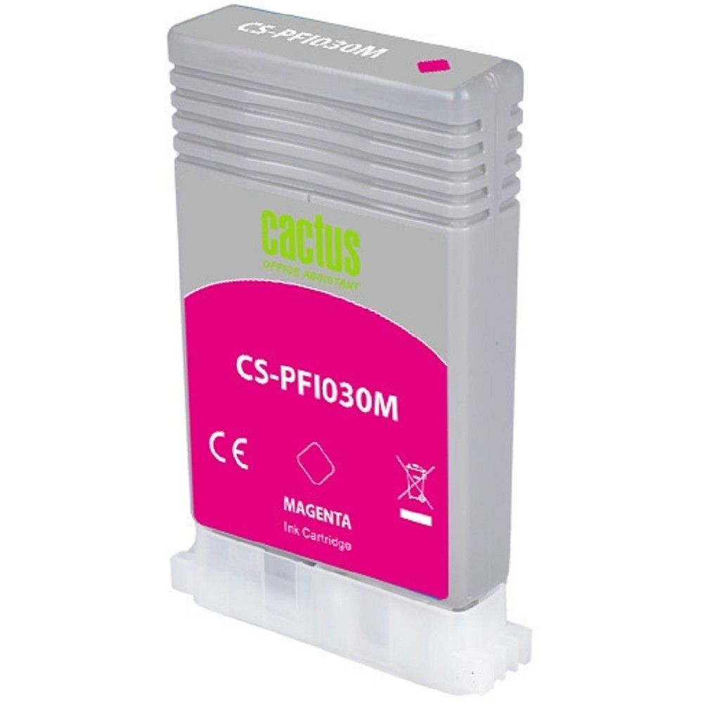 Картридж струйный Cactus CS-PFI030M PFI-030M пурп.пигм. (55мл) для Canon imagePROGRAF TA-20/30 с чипом
