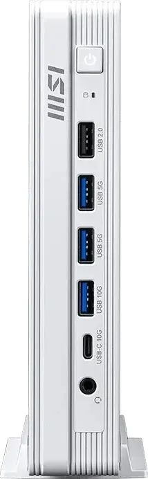 Неттоп MSI Pro DP10 A14MG-014BRU i3 14100 (3.5) UHDG 730 без ОС 2x2.5GbitEth WiFi BT 120W белый (936-B21012-014)