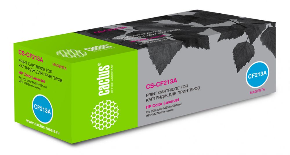 Картридж лазерный Cactus CS-CF213A CF213A пурпурный (1800стр.) для HP LaserJet Pro 200 M251/M276