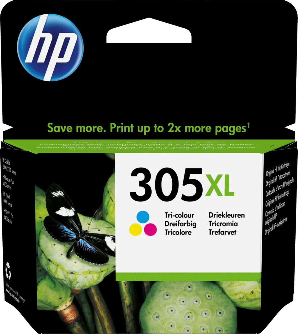 Картридж струйный HP 305XL 3YM63AE многоцветный печ.гол.в компл. (200стр.) (5мл) для HP DJ 2320/2710/2720