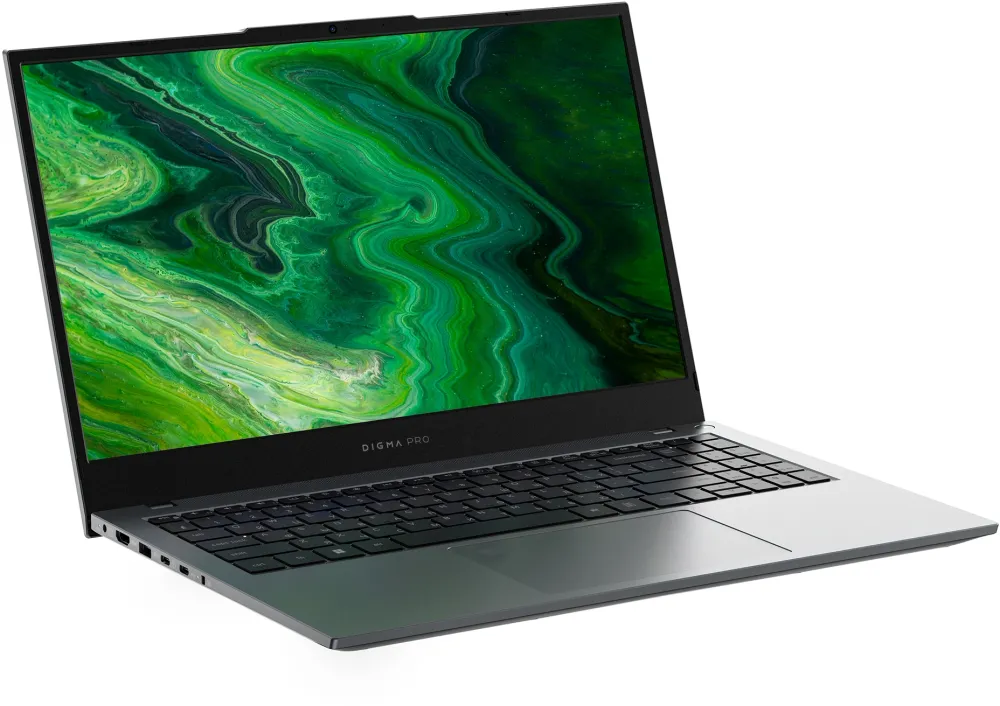 Ноутбук Digma Pro Fortis M Core i7 1255U 16Gb SSD512Gb Intel Iris Xe graphics 15.6" IPS FHD (1920x1080) Windows 11 Pro grey WiFi BT Cam 4250mAh (DN15P7-ADXW04)