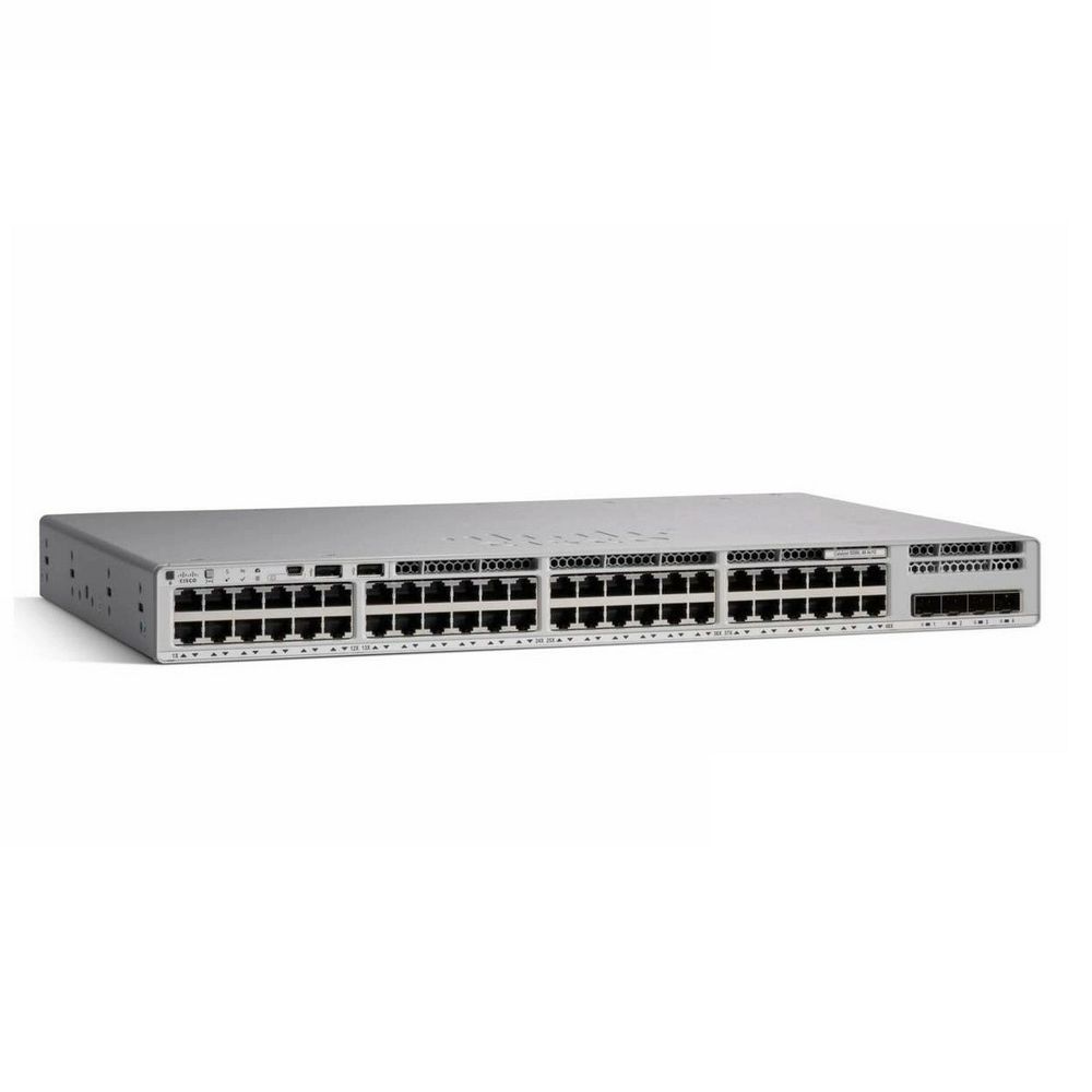 Коммутатор CISCO Catalyst 9300L 48-port 1G copper with fixed 4x10G/1G SFP+ uplinks, PoE+, DNA Network Advantage, C9300L-48P-4X-A