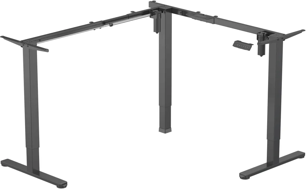 Подстолье Cactus CS-EDXLF-BK черный каркас черный 140x120x60см