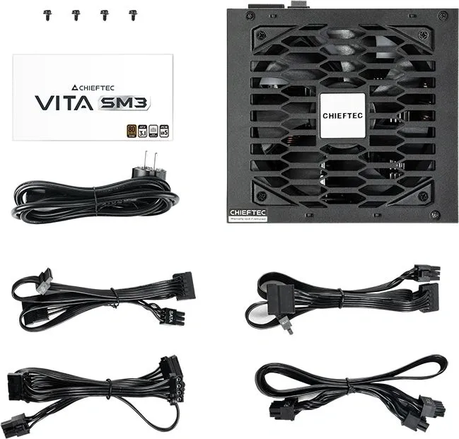Блок питания Chieftec ATX 850W Vita SM3 BPX-850-C 80+ bronze (20+4pin) APFC 120mm fan 6xSATA RTL
