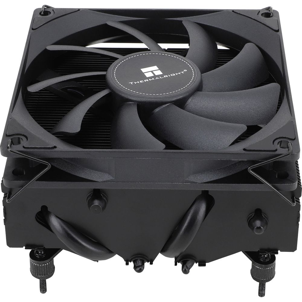 Кулер для процессора/ CPU Cooler Thermalright AXP-90 X53 Black (4-pin PWM, 38mm, Ni/Cu, 4x6mm, 1x92mm, 42.58CFM, 22.4dBA, 2700RPM, S: 1851/1700/1200/115X, AM5/AM4, black)