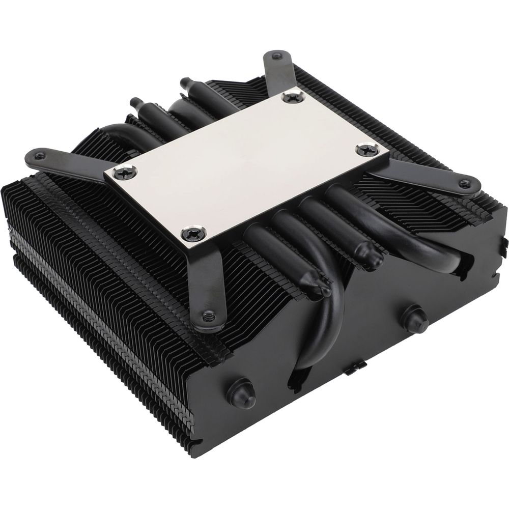 Кулер для процессора/ CPU Cooler Thermalright AXP-90 X53 Black (4-pin PWM, 38mm, Ni/Cu, 4x6mm, 1x92mm, 42.58CFM, 22.4dBA, 2700RPM, S: 1851/1700/1200/115X, AM5/AM4, black)