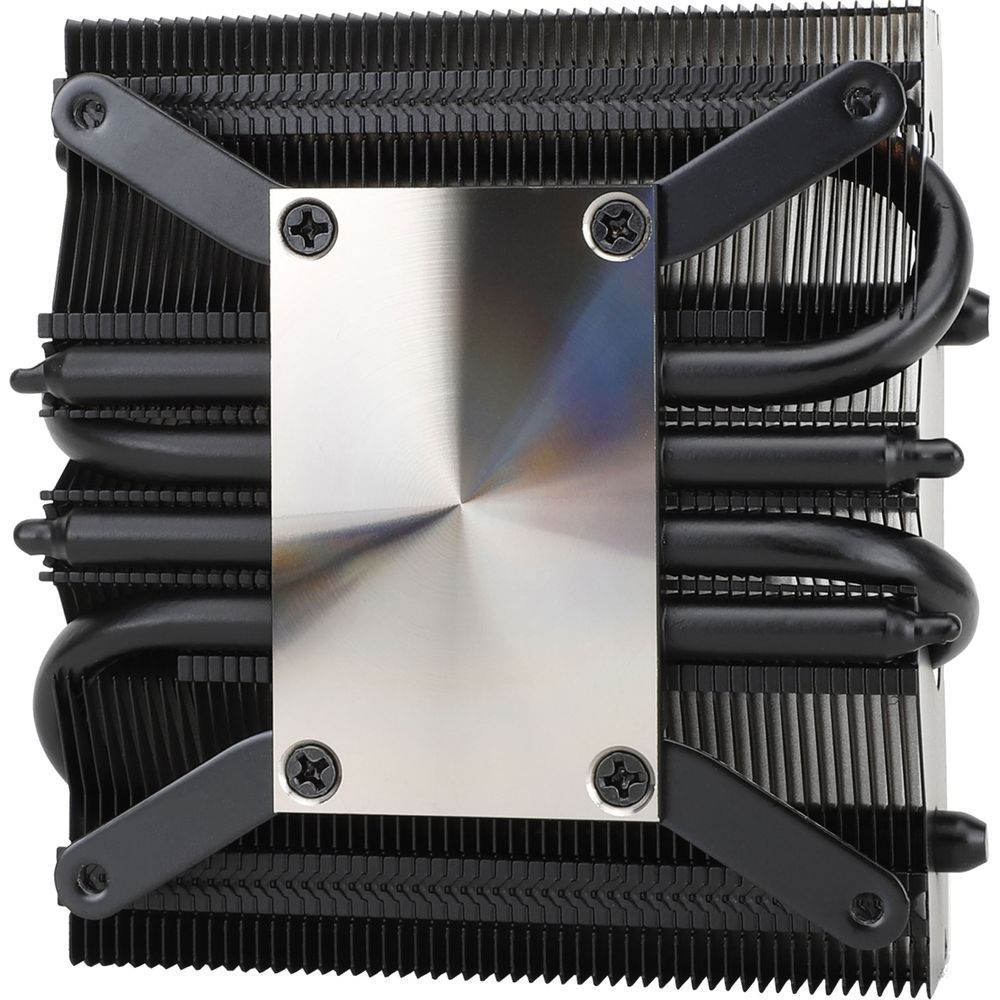 Кулер для процессора/ CPU Cooler Thermalright AXP-90 X53 Black (4-pin PWM, 38mm, Ni/Cu, 4x6mm, 1x92mm, 42.58CFM, 22.4dBA, 2700RPM, S: 1851/1700/1200/115X, AM5/AM4, black)