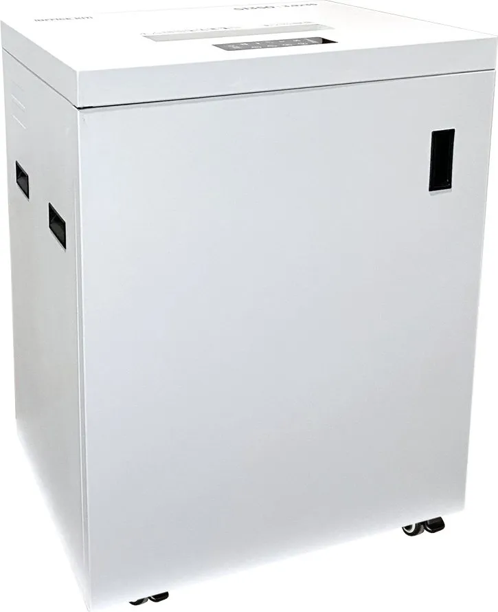 Шредер Office Kit S1650 1,9х15 белый (секр.P-5) фрагменты 30лист. 165лтр. скобы пл.карты CD
