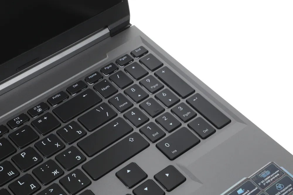 Ноутбук Maibenben X16C-i54456 Core i5 14450HX 16Gb SSD512Gb NVIDIA GeForce RTX 5060 8Gb 16" IPS FHD+ (1920x1200) Linux grey WiFi BT Cam (X16C-I544560F44LG4E10)