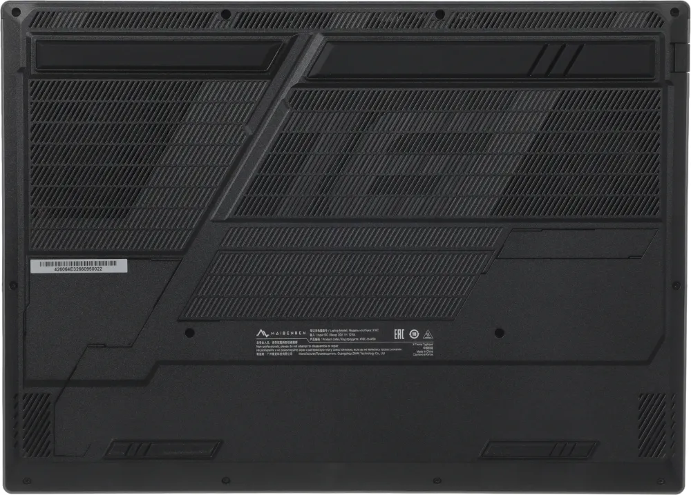 Ноутбук Maibenben X16C-i54456 Core i5 14450HX 16Gb SSD512Gb NVIDIA GeForce RTX 5060 8Gb 16" IPS FHD+ (1920x1200) Linux grey WiFi BT Cam (X16C-I544560F44LG4E10)