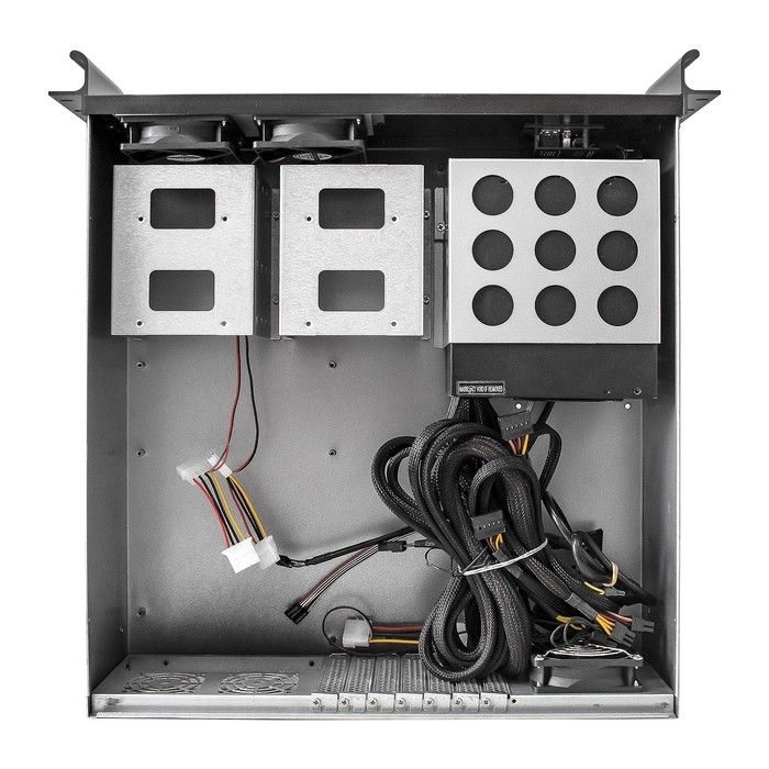 Exegate EX292693RUS Серверный корпус ExeGate Pro 3U450-08 <RM 19", высота 3U, глубина 390, БП 600ADS, USB>