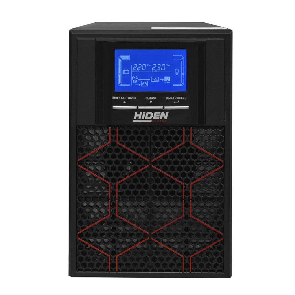 ИБП HIDEN KU9101S-RT 1000VA/900W встроенные акб в корпусе (9А/ч х 2шт) {С с двойным преобразованием Rack/Tower,8*IEC-320 С13, SNMP слот, USB, RS232, EPO}{00-00001207}