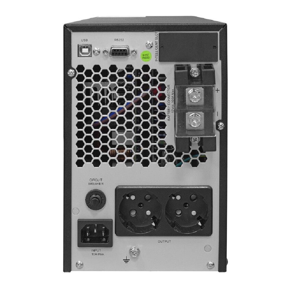 ИБП HIDEN KU9101S-RT 1000VA/900W встроенные акб в корпусе (9А/ч х 2шт) {С с двойным преобразованием Rack/Tower,8*IEC-320 С13, SNMP слот, USB, RS232, EPO}{00-00001207}