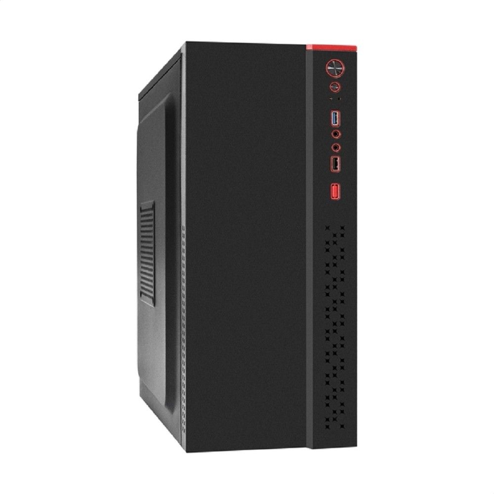Exegate EX299334RUS Корпус Miditower ExeGate AA-443U-UNS400 (ATX, БП UNS400 с вент. 12см, 2*USB+1*USB3.0+HD Audio, черный)