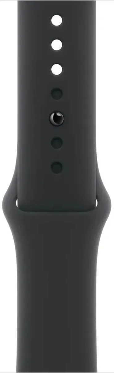Apple Watch Series 11 46mm Space Grey Aluminium Case with Black Sport Band - M/L (MEV44LW/A)