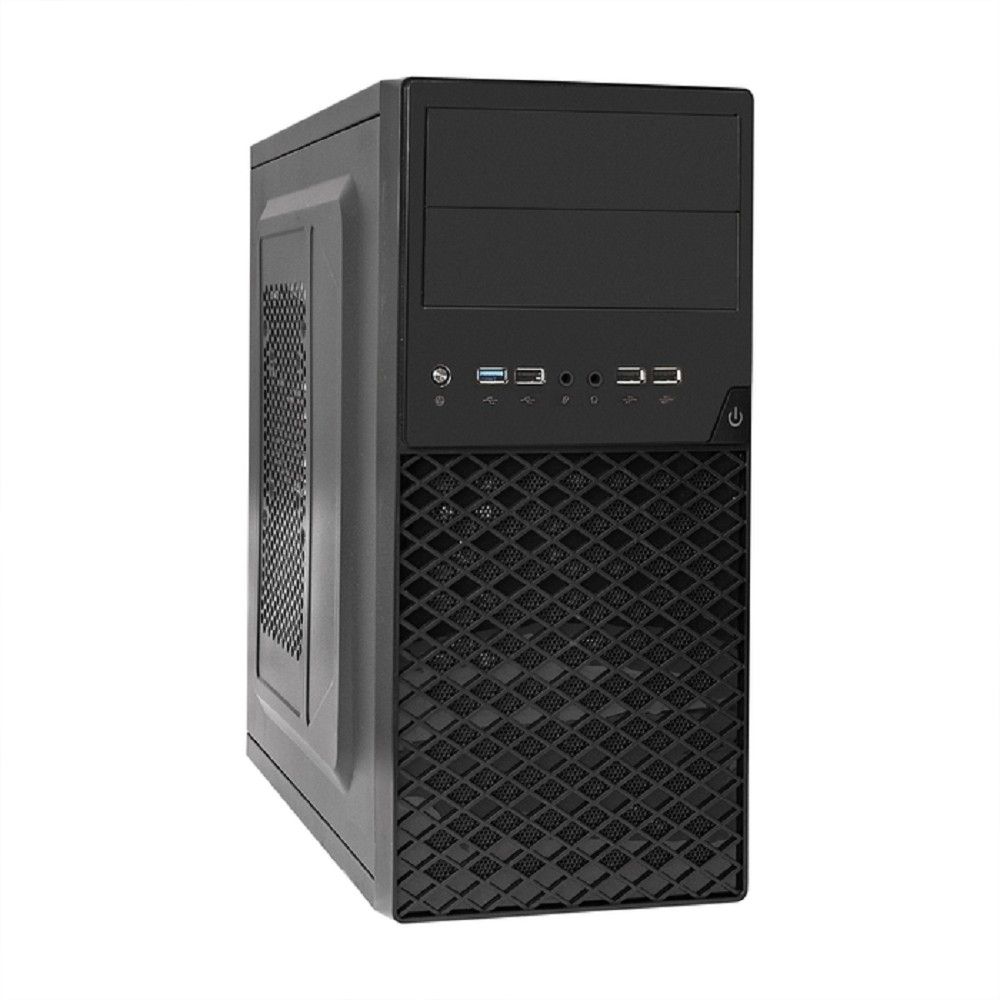 Exegate EX284029RUS Корпус Minitower BA-203U Black, mATX, <AA450, 80mm>, 2*USB+1*USB3.0, Audio
