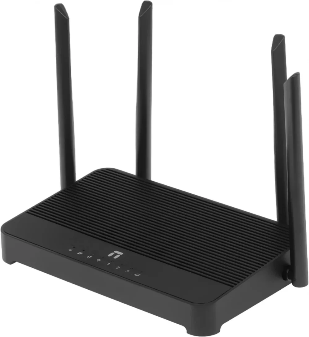 Роутер беспроводной Netis NX31 AX3000 10/100/1000BASE-TX черный