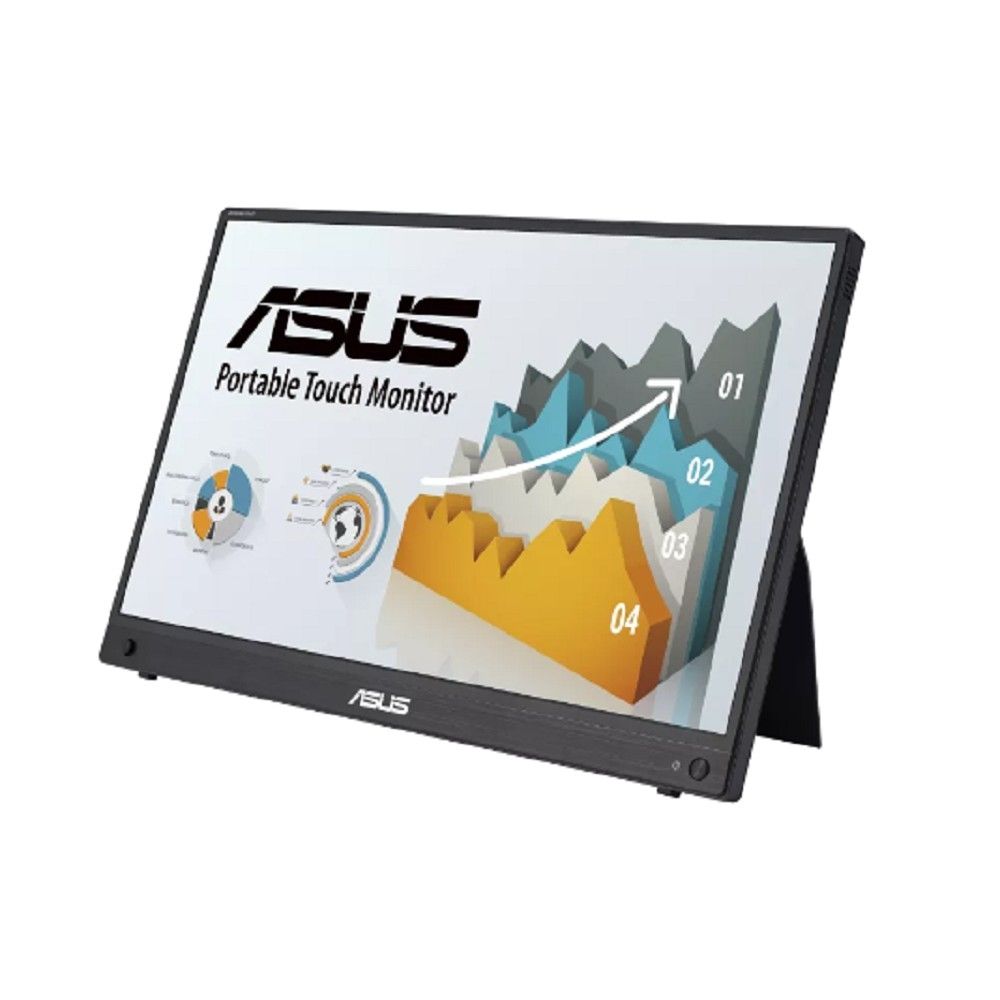 Монитор LCD 15.6" MB16AHT/ ASUS ZenScreen Touch MB16AHT 15,6" portable monitor, FHD (1920 x 1080), IPS, 10-point touch, 16:9, 250cd/?, 5ms(GTG), Mini-HDMI, USB-Cx2 (DP Alt Mode), Speakers, Flicker Fre