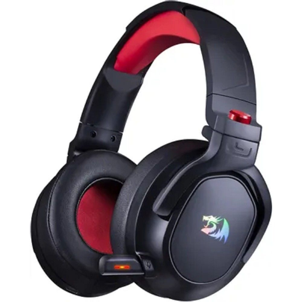 Наушники с микрофоном Redragon Nomen черный/красный 1.8м накладные Radio оголовье (71279)