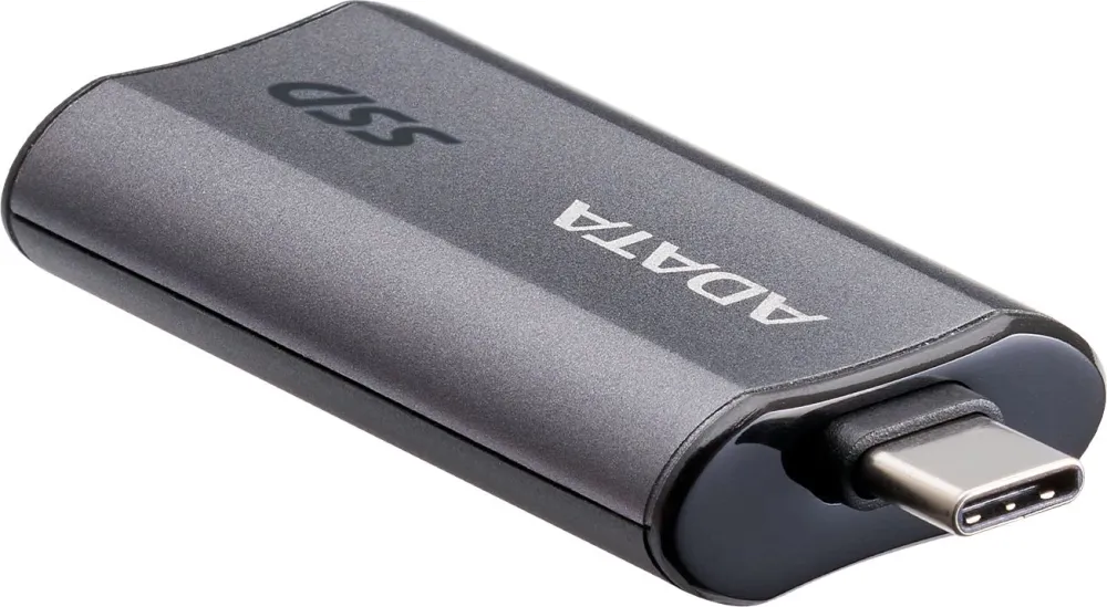 Твердотельный накопитель SSD ADATA 1TB SC750 SC750-1000G-CCBK USB 3.2 Gen 2 Type-C, 1050/1000
