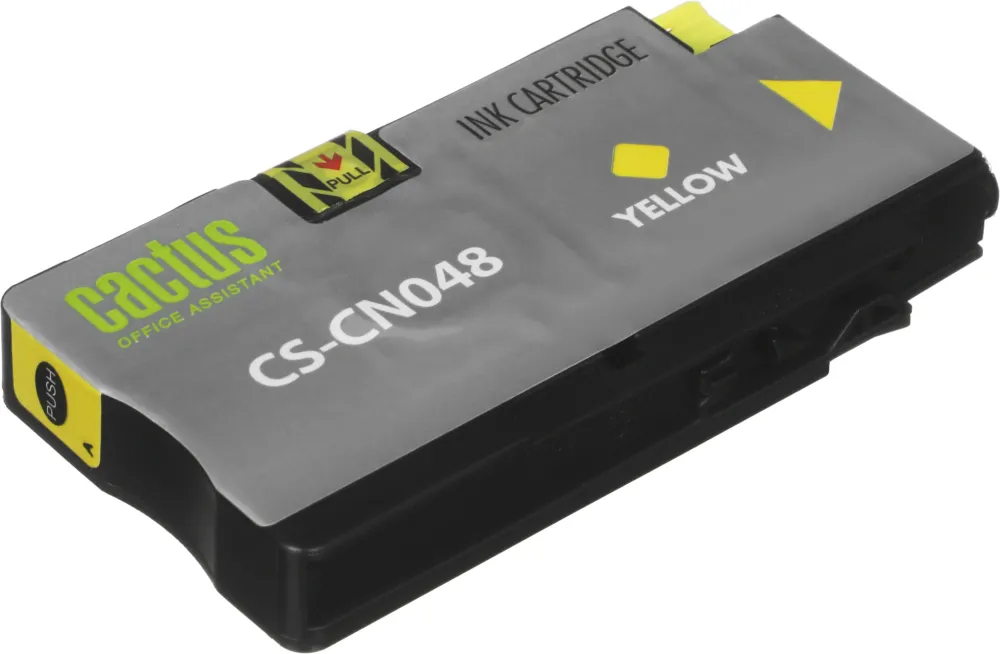 Картридж струйный Cactus CS-CN048 №951XL желтый (26мл) для HP DJ Pro 8100/8600 с чипом