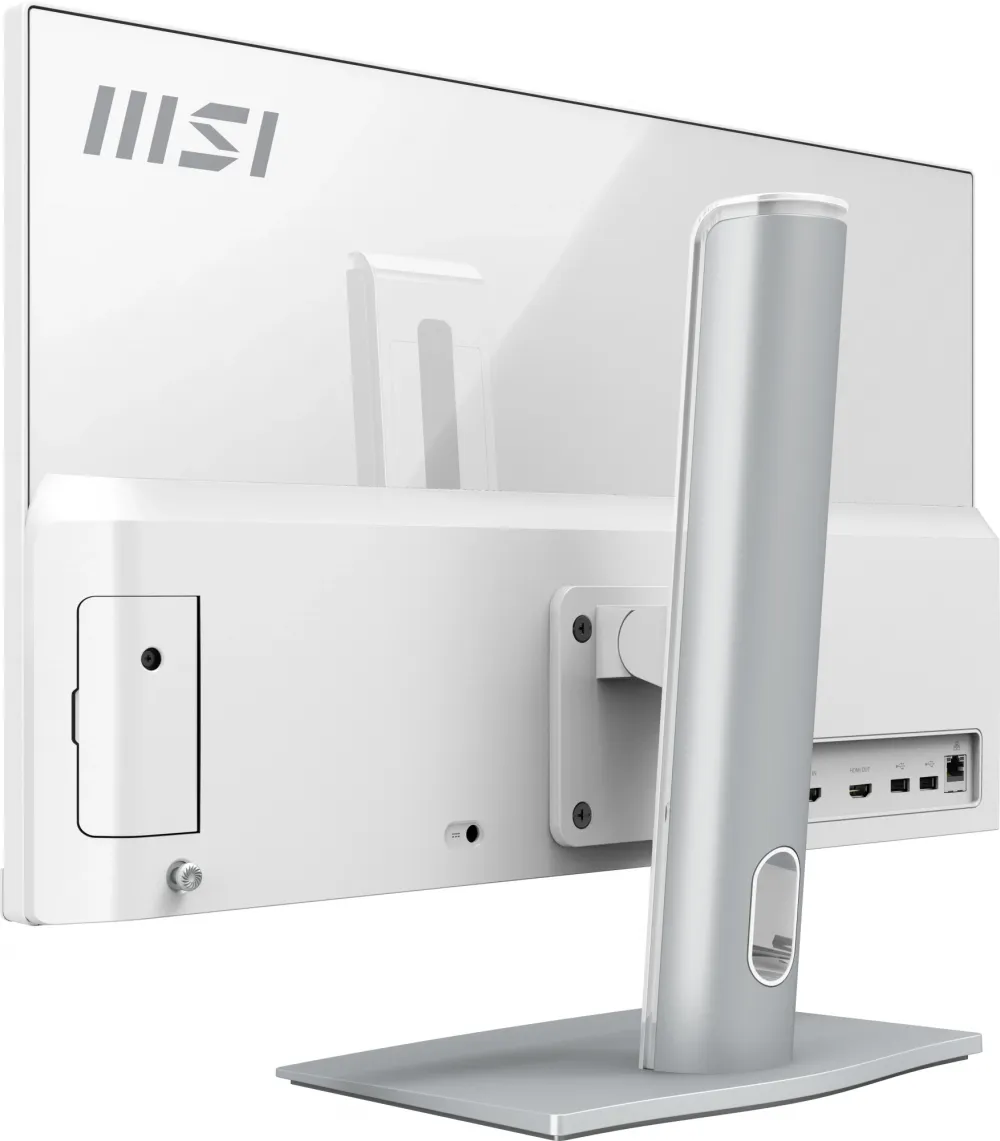 Моноблок MSI Modern AM242P 12M-1069XRU 23.8" Full HD i3 1215U (1.2) 16Gb SSD512Gb UHDG без ОС GbitEth WiFi BT 120W клавиатура мышь Cam белый 1920x1080