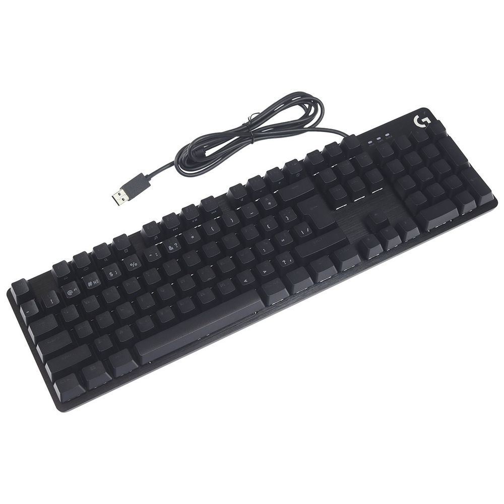 Клавиатура игровая Logitech G413 SE |920-010438| белая подсветка, USB, черная, RTL